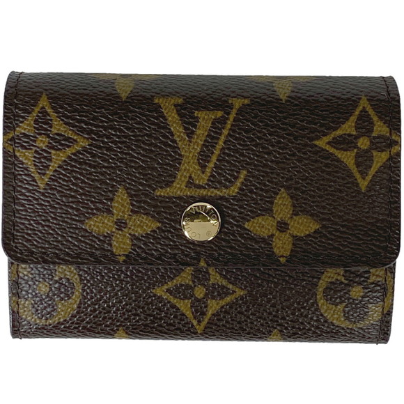 Louis Vuitton Porte Wallet Monnaie Plat Coin Monogram Brown - Picture 1 of 7